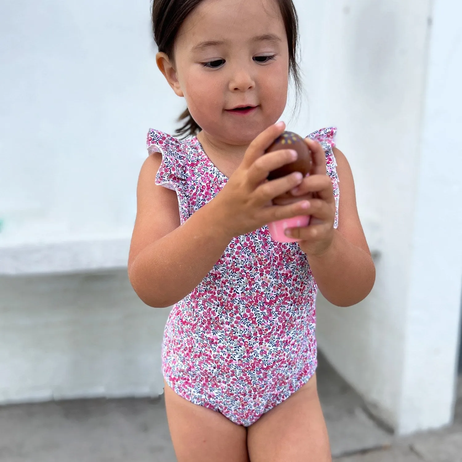 Petit Crabe Wiltshire Bud Swim Swimsuit - Made with Liberty Fabric