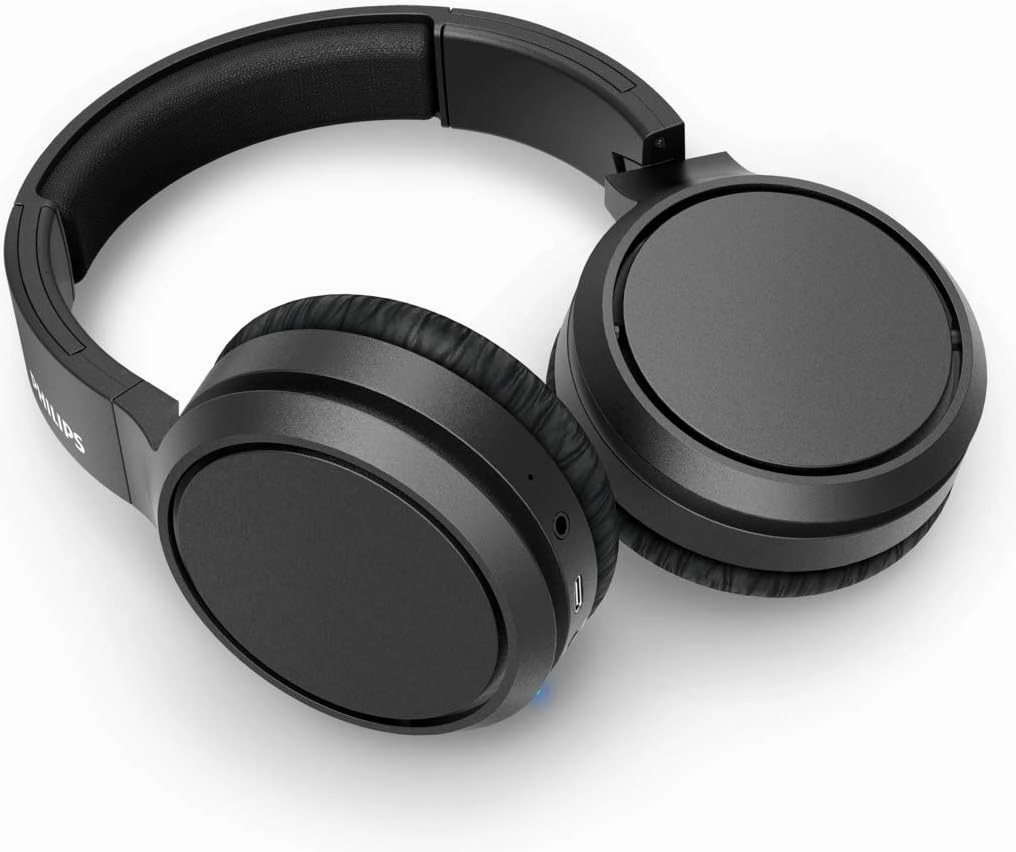 PHILIPS H5205 Over-Ear Wireless Headphones with 40mm Drivers, Lightweight Cushioned Headband, Black