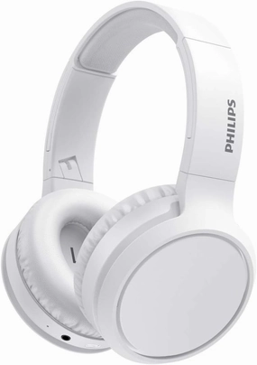 PHILIPS H5205 Over-Ear Wireless Headphones with 40mm Drivers, Lightweight Cushioned Headband White reference headphones,neutral sound headphones,monitor headphones,