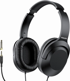 Philips Over Ear Wired Stereo Headphones for Podcasts, Studio Monitoring and Recording Headset for Computer, Keyboard and Guitar with 6.3 mm (1/4") Add On Adapter over-ear headphones,closed back headphones,wireless studio cans,