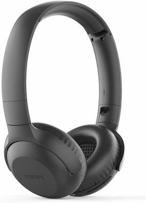 PHILIPS UpBeat UH202 Wireless Bluetooth On Ear Stereo Headphone, with up to 15 Hours Playtime and Flat Folding (TAUH202BK) reference headphones,neutral sound headphones,monitor headphones,