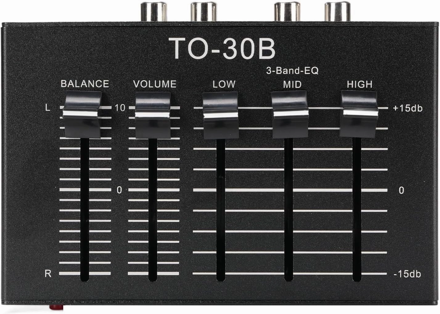 Phono Preamp EQ with 3 Band Equalizer, Preamplifier with Treble, Mid, Bass, Balanced Volume Control, r ca Input Output, 5V DC, Compatible with Record Players, Turntables balanced output player,audiophile player,hi-res digital player,