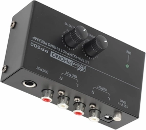 Phono Preamp, Input Ultra Low Noise Independent Volume Control RIAA Equalization Gold Plated Connector Phonograph Preamplifier for Record Player (US), Generic96k3sez0to-11 phono preamp,turntable amplifier,record player preamp,