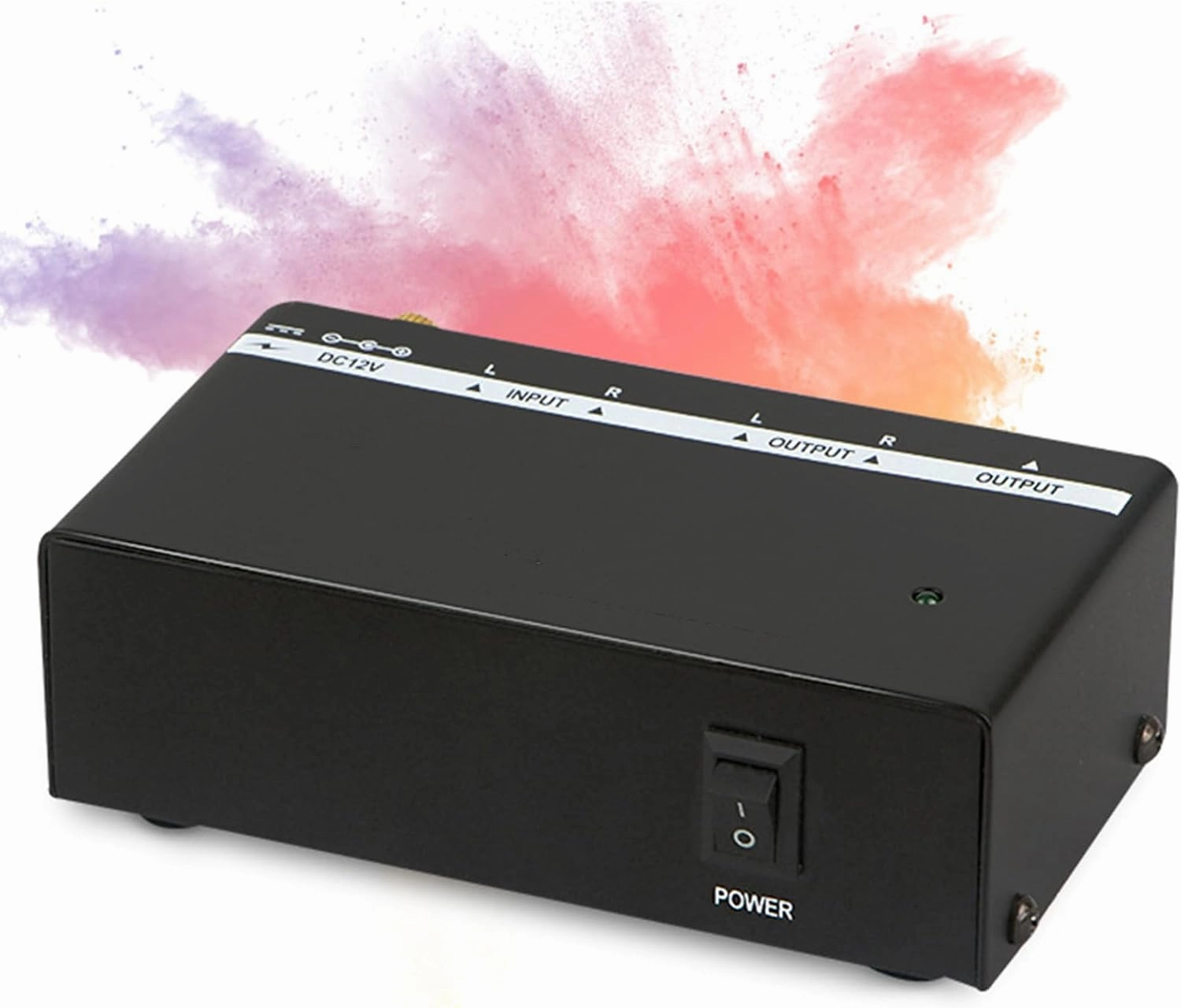 Phono Preamp, MM Turntable Amplifier, with Input/Output, Electronic Audio Stereo Preamplifier, for Record Player, Home Stereo Speaker, Powered by 12 V DC Adapter phono preamp,turntable amplifier,record player preamp,