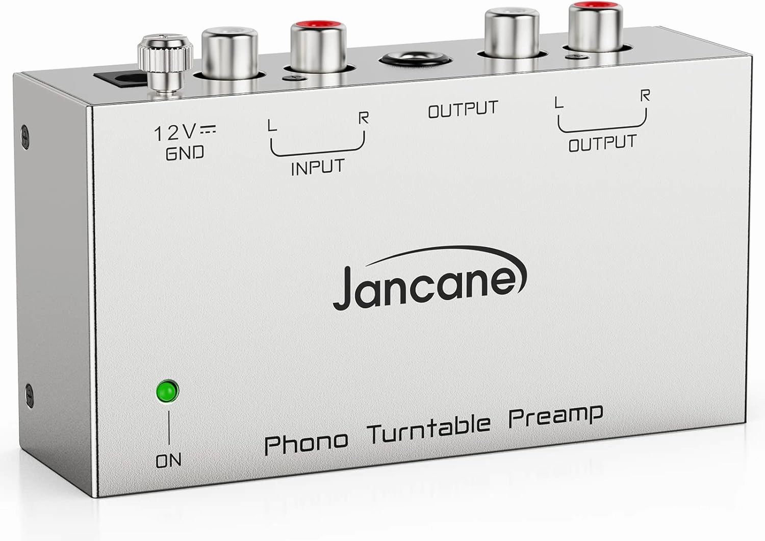 Phono Turntable Preamp, Phono Preamp for Turntable, Record Play, Mini Electronic Audio Stereo Phonograph Preamplifier with RCA Input, RCA/TRS Output, Phono Preamp with 12 Volt DC Adapter phono preamp,turntable amplifier,record player preamp,