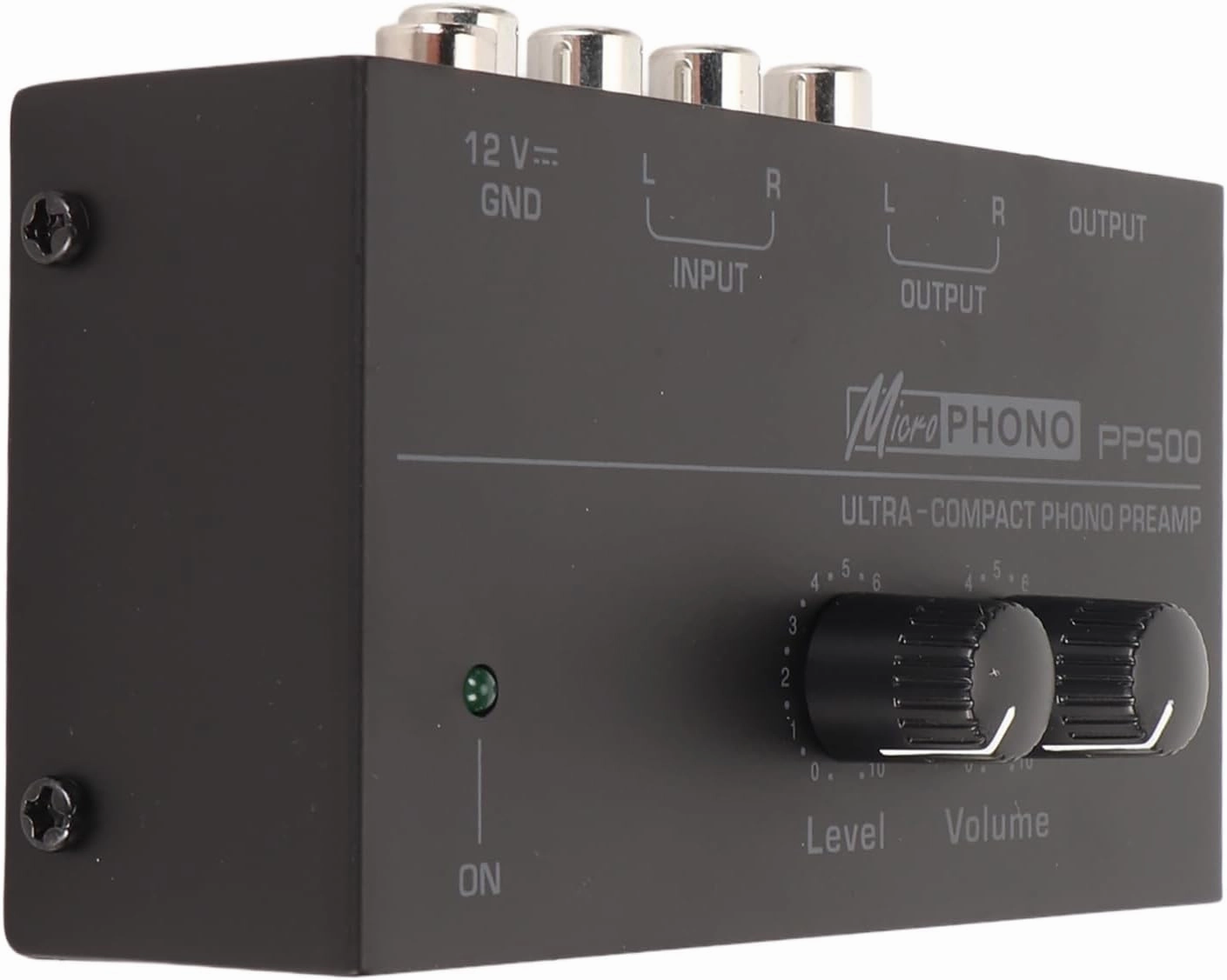 Phono Turntable Preamp, Phono Preamplifier 100240V Input Plug and Play Ultra Low Noise Compact 1/4in Output for Record Player (US Plug)