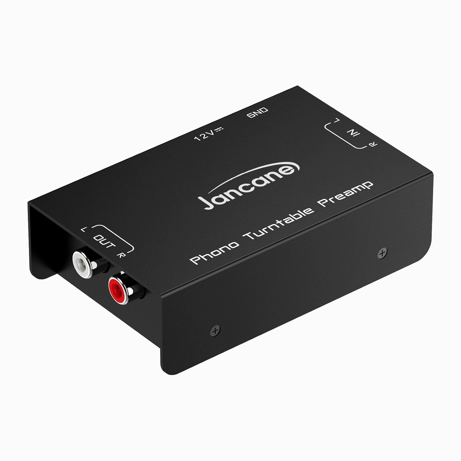 Phono Turntable Preamp, Phonograph Preamplifier with RCA Input, RCA/TRS Output, Phono Preamp for Turntable Record Play with 12 Volt DC Adapter phono preamp,turntable amplifier,record player preamp,