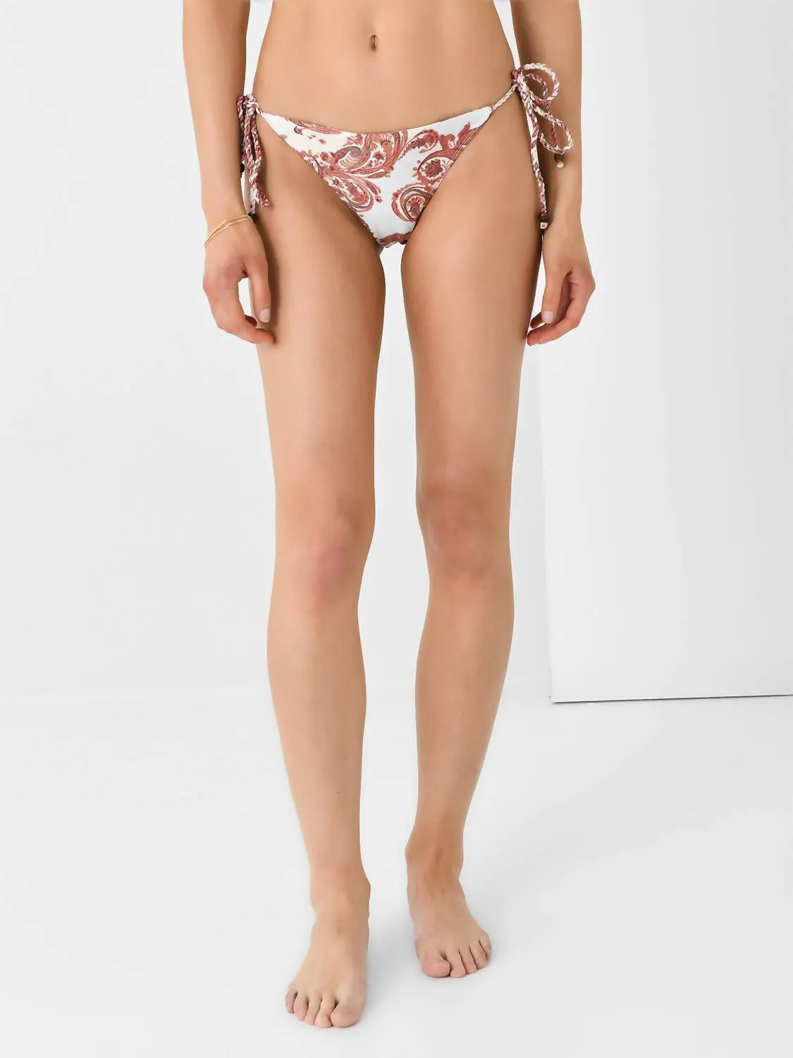 Picone Bikini Bottom In Alessia Paisley