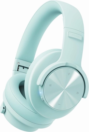 Picun B8 Bluetooth Over Ear Headphones, 120H Playtime with 3 EQ Modes, Low Latency, Hands-Free Calls, Deep Bass for Travel, Home, Office & PC (Cyan) over-ear headphones,closed back headphones,wireless studio cans,