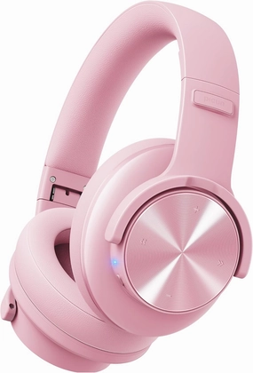 Picun B8 Headphones Wireless Bluetooth, 120H Bluetooth Headphone Over Ear with 3EQ Music Modes, Hands-Free Calls, Deep Bass Headphones for Travel Home Office Cellphone PC (Pink) over-ear headphones,closed back headphones,wireless studio cans,