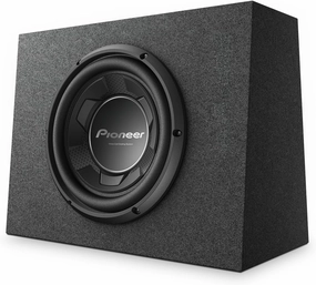 Pioneer 10 TS-WX106B Pre-Loaded Compact Passive Subwoofer, 1100 Watts Max Power audiophile subwoofer,active subwoofer,low frequency speaker,
