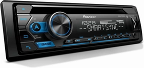 Pioneer DEH-S4220BT Single-Din Bluetooth CD Receiver with USB/AUX Inputs, Pioneer Smart Sync, and Hands-Free Calling for Enhanced in-Car Audio Experience audio interface,USB interface,music recording input,
