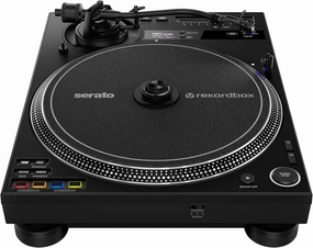 Pioneer DJ PLX-CRSS12 Hybrid Direct Drive Turntable with DVS direct-drive turntable,DJ turntable,hi-torque vinyl deck,