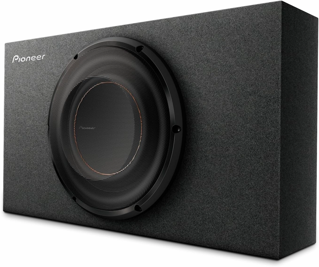 Pioneer TS-D10LB  Powerful 10 Pre-Loaded Subwoofer with Sealed Enclosure, 1300 Watts Peak Power, and Compact Design for Deep Bass Sound audiophile subwoofer,active subwoofer,low frequency speaker,