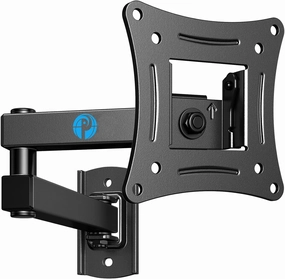 Pipishell Full Motion TV Wall Mount Brackets Swivel Tilts Articulating Extension Fits Max VESA 100x100mm, Corner TV Mount for 13-32 Inches LED LCD Flat Curved Screen TVs Monitors, Single Stud speaker wall mount,audio bracket,AV wall mounting,