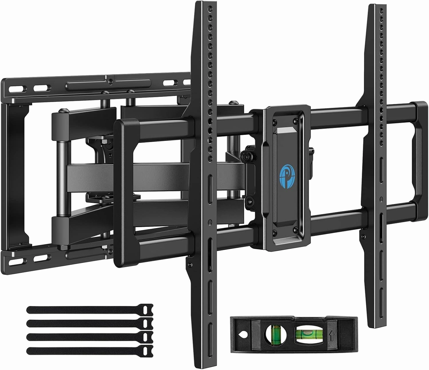Pipishell Full Motion TV Wall Mount for 4082 inch Flat or Curved TVs, Smooth Swivel & Extension, Tool-Free Tilt with Heavy-Duty Arms, Max VESA 600x400mm up to 110 lbs, Fits 12/16 Wood Studs, PILF11 speaker wall mount,audio bracket,AV wall mounting,
