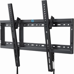Pipishell UL Listed Tilt TV Wall Mount Bracket Low Profile for Most 37-75 Inch LED LCD OLED Plasma Flat Curved TVs, Large Tilting Mount Fits 16"-24" Wood Studs Max VESA 600x400mm Holds up to 132lbs speaker wall mount,audio bracket,AV wall mountin