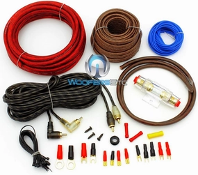 PK8 - Focal Audio 8 AWG (Gauge) Performance Series Power Amplifier Wiring Kit power amplifier,stereo amp,hi-fi power amp,