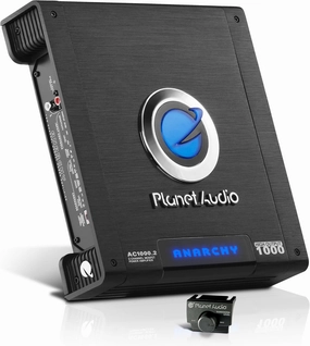 Planet Audio AC1000.2 Anarchy Series 2 Channel Class A/B Car Amplifier - 1000 High Output, 2-4 Ohm, High/Low Level Inputs, High/Low Pass Filter, Full Range, Bridgeable, Hook Up to Subwoofer for Bass wireless audio bridge,Bluetooth transmitter,WiFi audio li