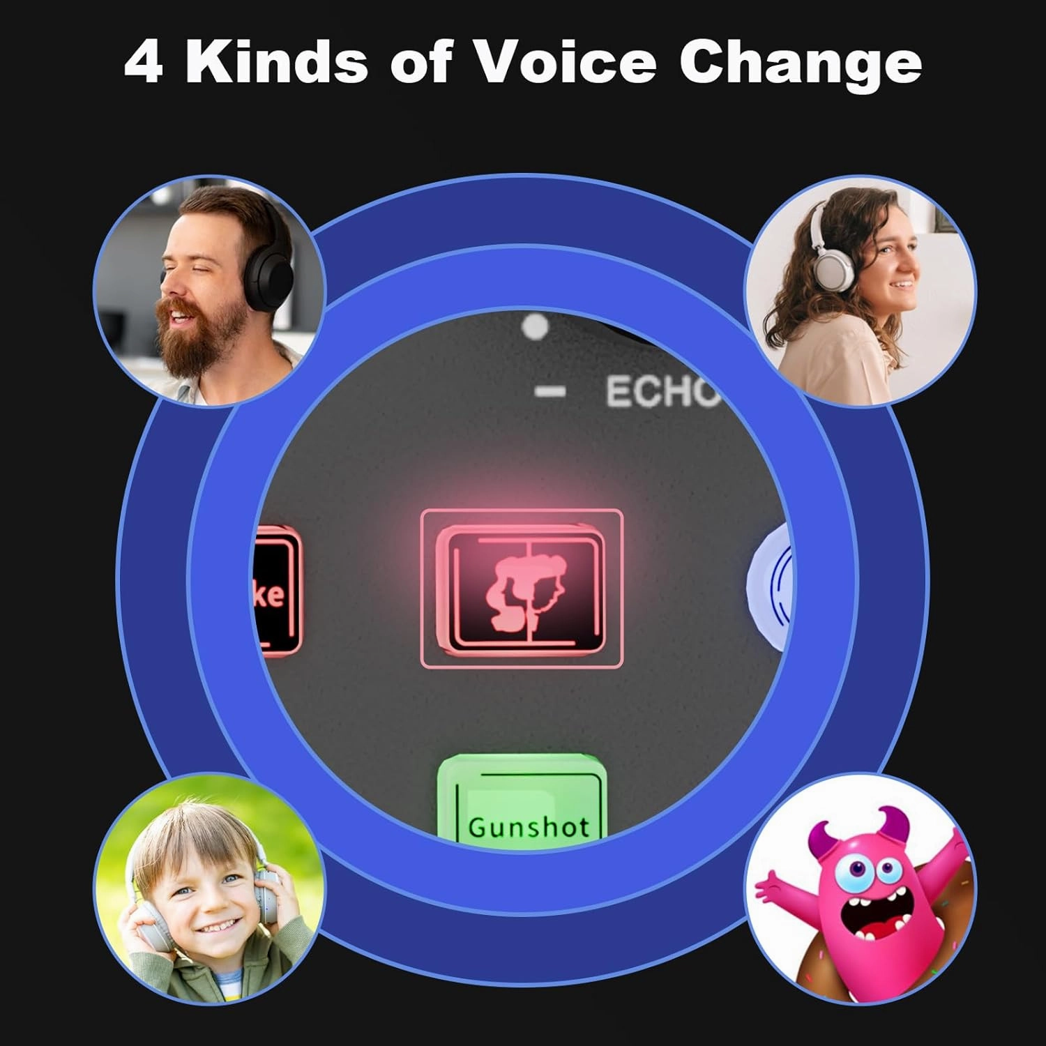 Podcast Equipment Bundle, Audio Mixer with Voice Changer and Studio Condenser Microphone for Live Streaming,Podcast Recording,PC,Laptop,Phone TikTok