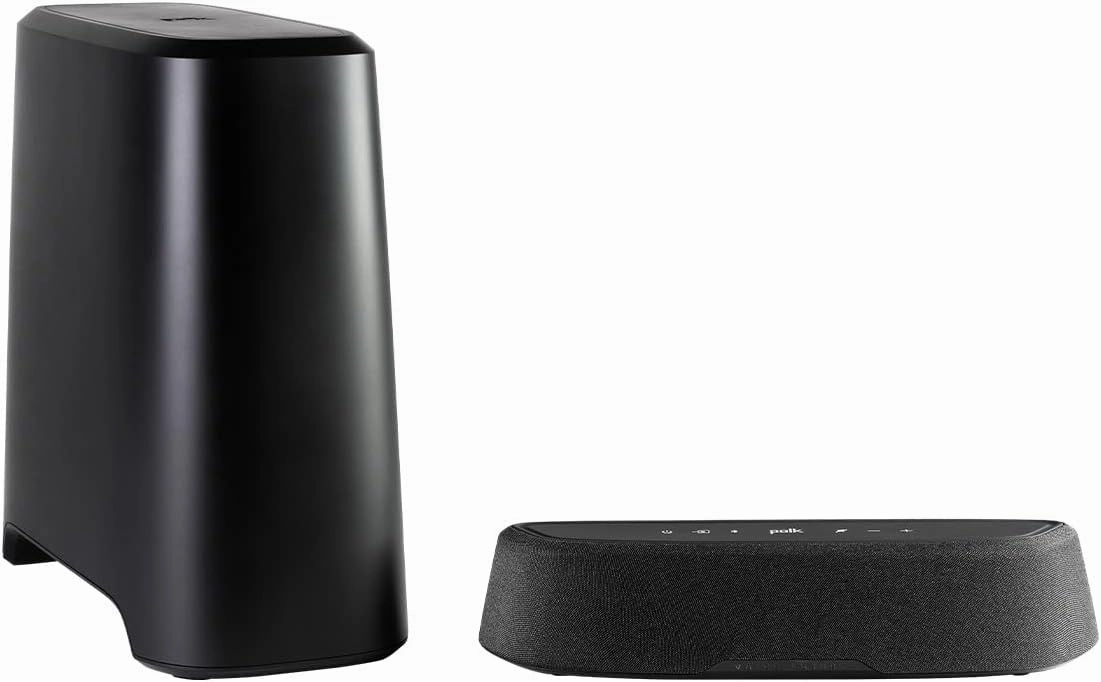 Polk Audio MagniFi Mini AX Sound Bar with Wireless Subwoofer, Dolby Atmos and DTS:X Certified, Polk's Patented VoiceAdjust & SDA Technologies, Ultra-Compact Design, Easy Setup, Black audiophile subwoofer,active subwoofer,low frequency speaker,