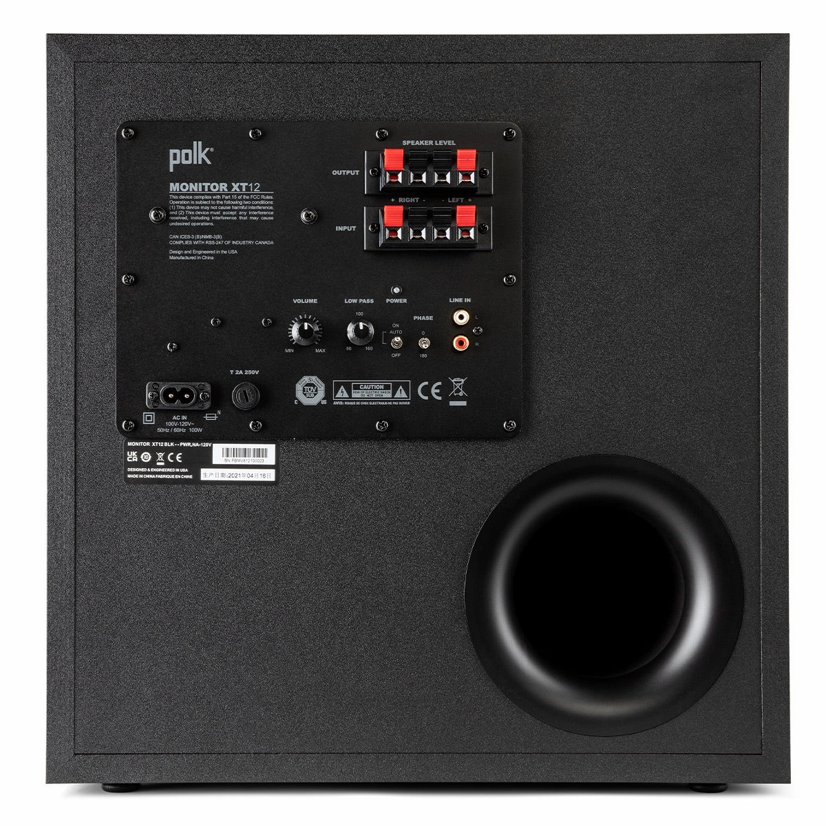 Polk Audio Monitor XT12 12" Powered Subwoofer