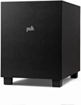 Polk Monitor XT10 Home Subwoofer, 10" Deep Bass Woofer, 100W Class D Amplification, Dolby Atmos, Auro 3D & DTS:X Compatible, Black audiophile subwoofer,active subwoofer,low frequency speaker,