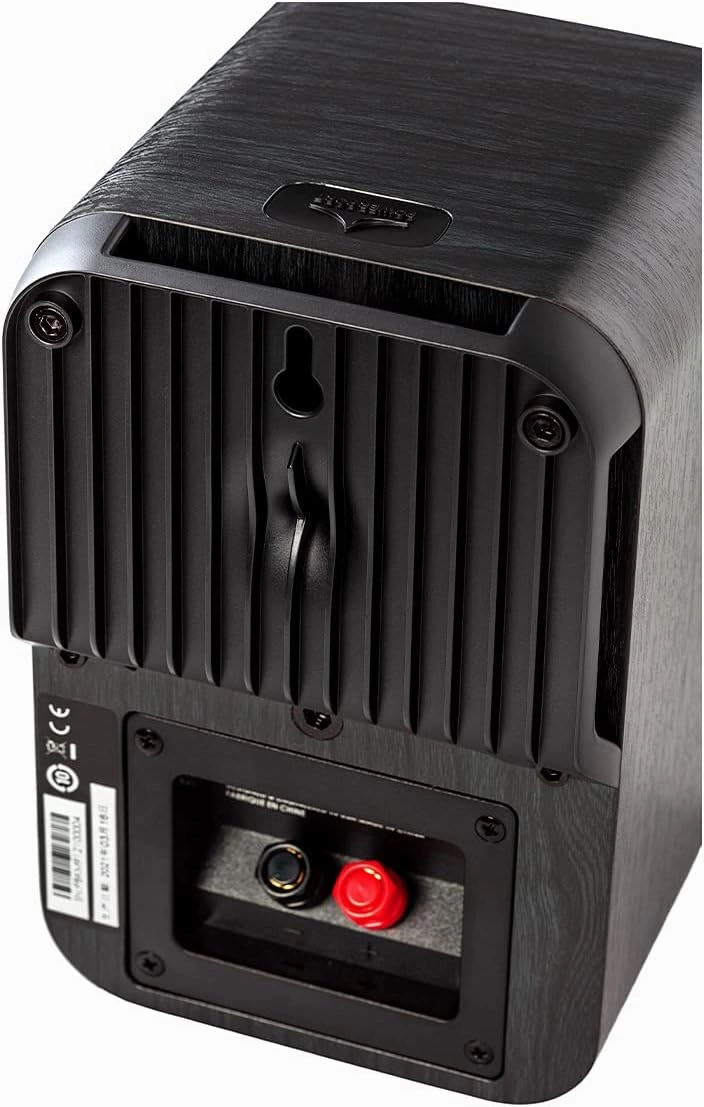 Polk Signature Elite ES10 Surround Loudspeaker - Hi-Res Audio Certified, Dolby Atmos & DTS:X Compatible, 1" Tweeter & 4" Woofer, Power Port Technology for Effortless Bass (Pair, Stunning Black)