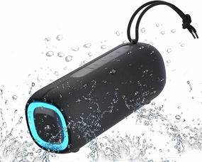 Portable Bluetooth Speaker, Wireless Bluetooth Speaker with Clear Loud Stereo Sound, IPX5 Waterproof Speakers with RGB Lights, BT5.3, Long Playtime, TWS Pairing for Home Outdoor Party Beach Travel wireless speakers,portable Bluetooth speaker,multiroom spea