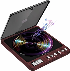 Portable CD Player with Speakers 2000mAh Rechargeable CD Player Portable with Double 3.5mm Headphones Jack,Small Anti-Shock Personal CD Player for Car Aux or Home Music Player hi-res portable player,digital audio player,DAP lossless,
