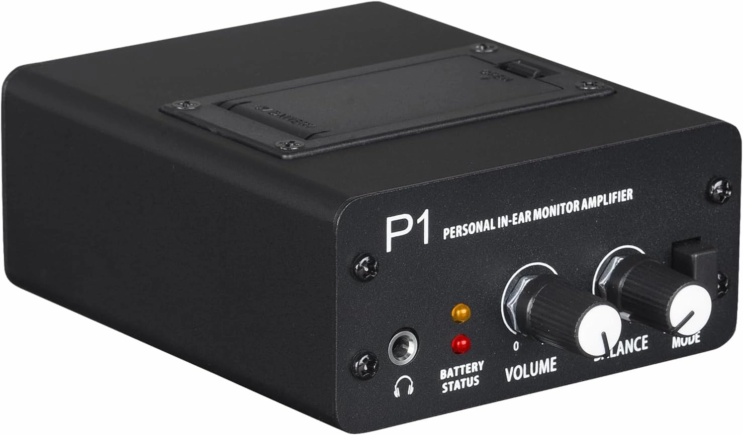 Portable in Ear Monitor Amplifier, Headphone Amp with 2 XLR and 1/4" TRS Inputs, Headphone Amplifier with Stereo/Mono Switch for Keyboardists, Drummers, Guitar headphone amplifier,portable amp,desktop headphone amp,