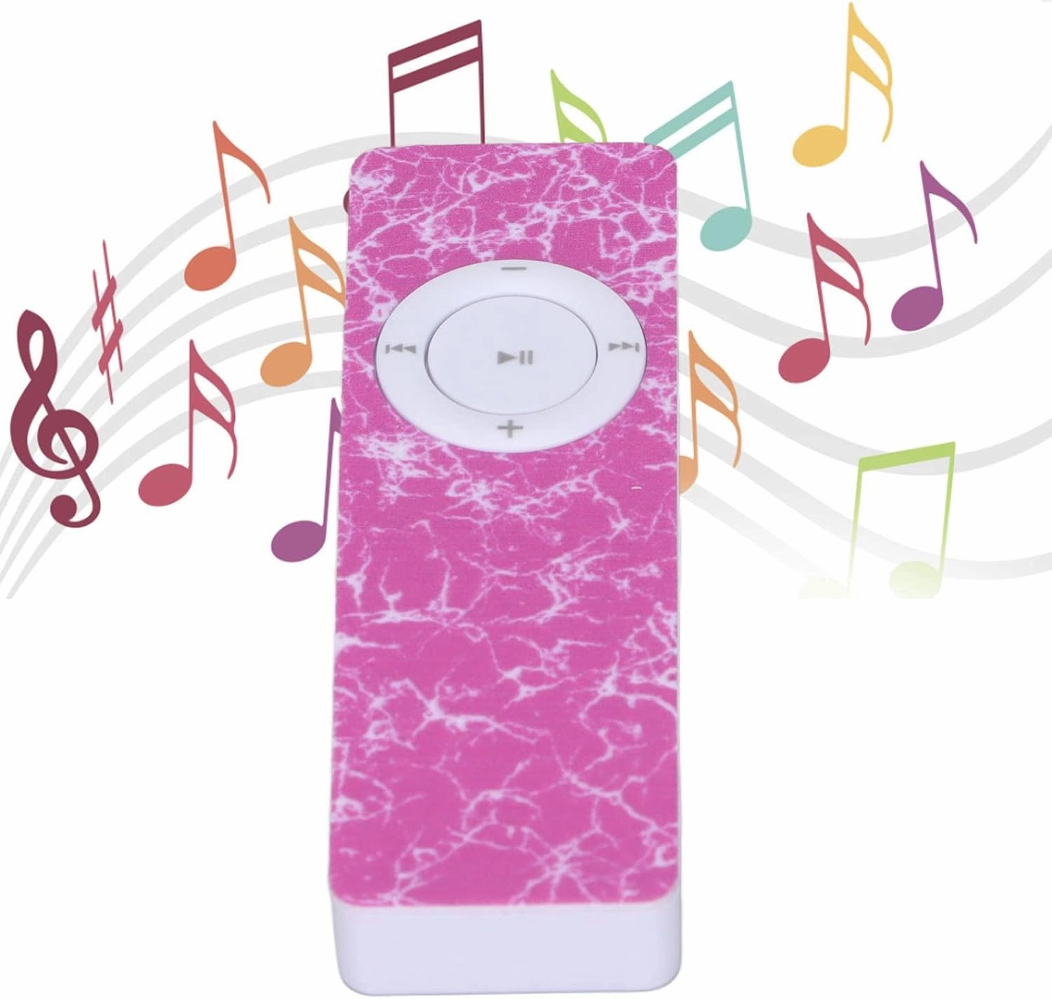 Portable MP3 Player, MP3 Music Player Support Up to 64GB Memory Card Portable Media Player for Running(D)