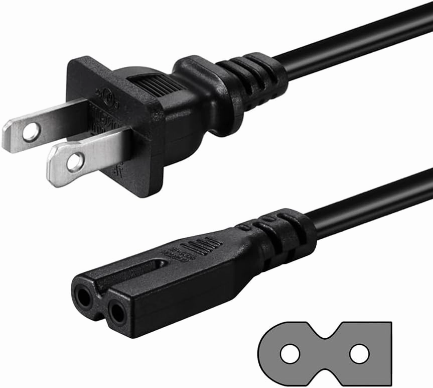 Power Cord Compatible with Vizio E-M Series LED Smart TV, Vizio Sound Bar System power cord,hi-fi power cable,AC power lead,