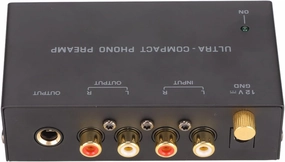 PP400 Turntable Preamp, Phono Preamp for Turntable, Stereo Input Output Record Player Amplifier with Independent Knob Control 100 to 240V (US Plug) phono preamp,turntable amplifier,record player preamp,