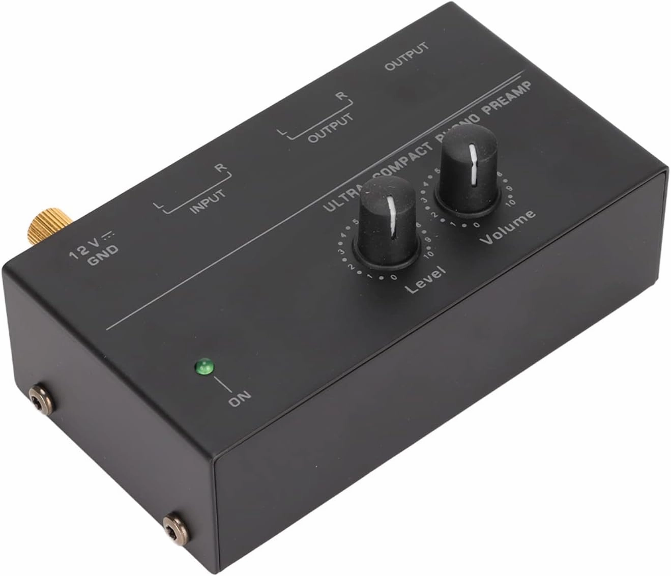 PP500 Phono Preamp Low Noise Stereo Input Output Sensitive Record Player Preamplifier for Turntable Fans (US Plug)