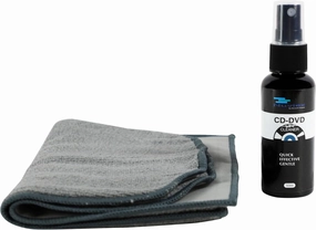 Premium CD Cleaner Cloth Kit - Compact Disc CD-DVD Cleaning Fluid and Microfiber Towel Anti-Static Glove Set record cleaning kit,vinyl cleaner,stylus brush set,