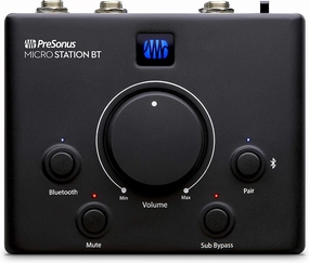 PreSonus MicroStation BT 2.1 Monitor Controller with Bluetooth Connectivity audio interface,USB interface,music recording input,