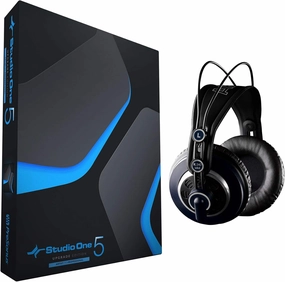 PRESONUS S15 Art UPG Studio One 5 Professional Upgrade from Artist All Versions Bundle with AKG K240 MKII Pro Studio Headphones Audiophile Sound Quality K 240 MK II audiophile headphones,high-end headphones,studio over-ear,