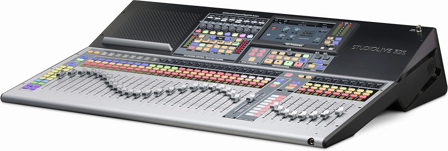 PreSonus StudioLive 32S 32-Channel/22-bus digital console/recorder/interface with AVB networking and dualcore FLEX DSP Engine mixer console,audio mixing desk,DJ console,