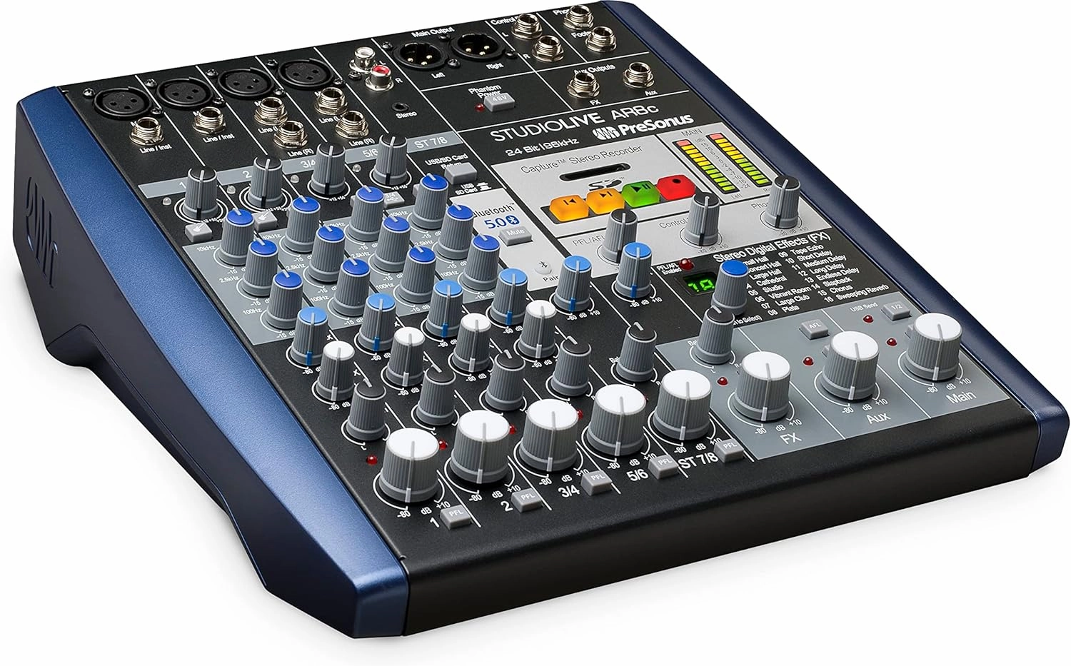 PreSonus StudioLive AR8c 8-Channel USB-C Hybrid Digital/Analog Performance Mixer, Unpowered