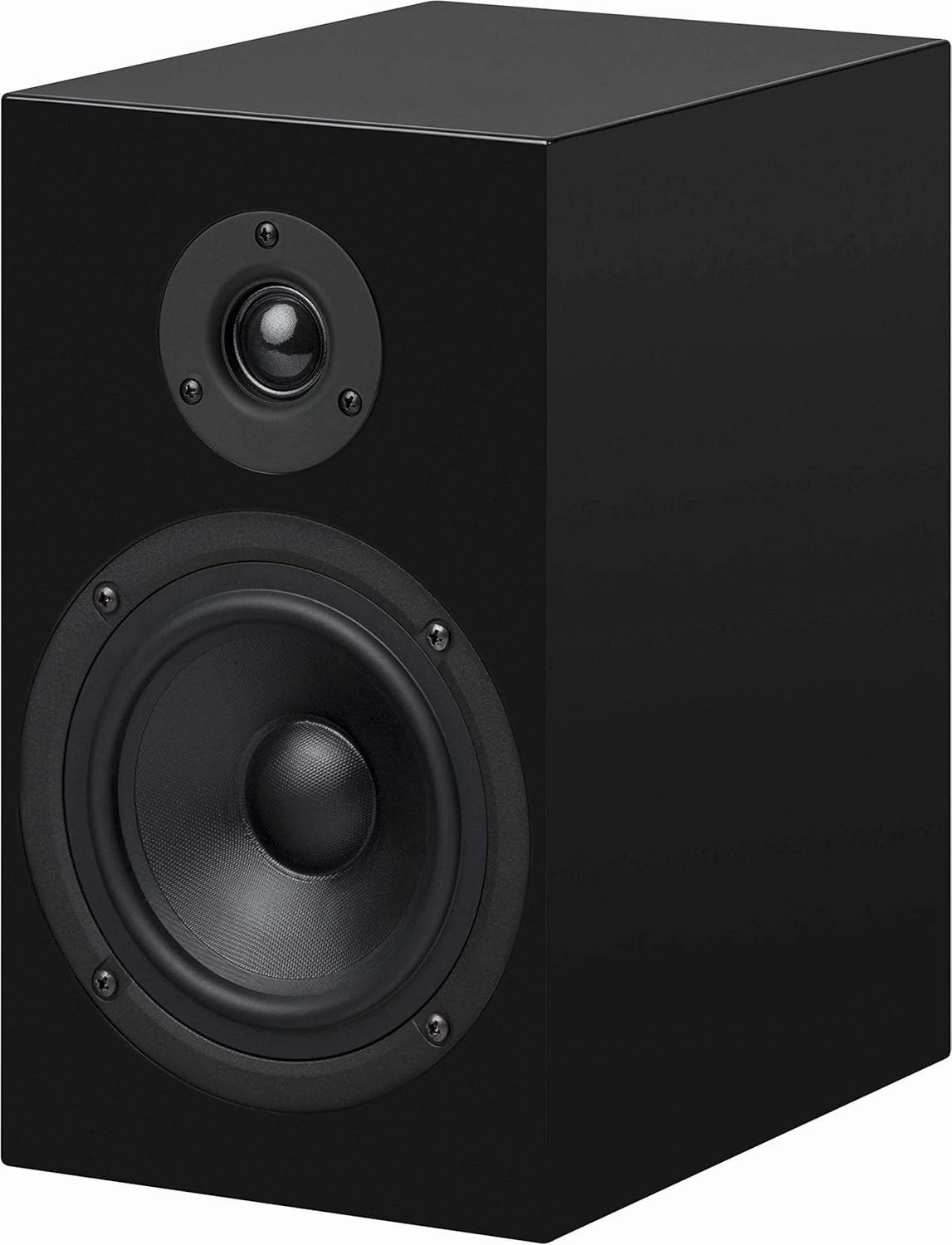 Pro-Ject Box - Speaker Box 5 - Piano Surround Audiophile Bookshelf Home Speaker, Set of 2, Black