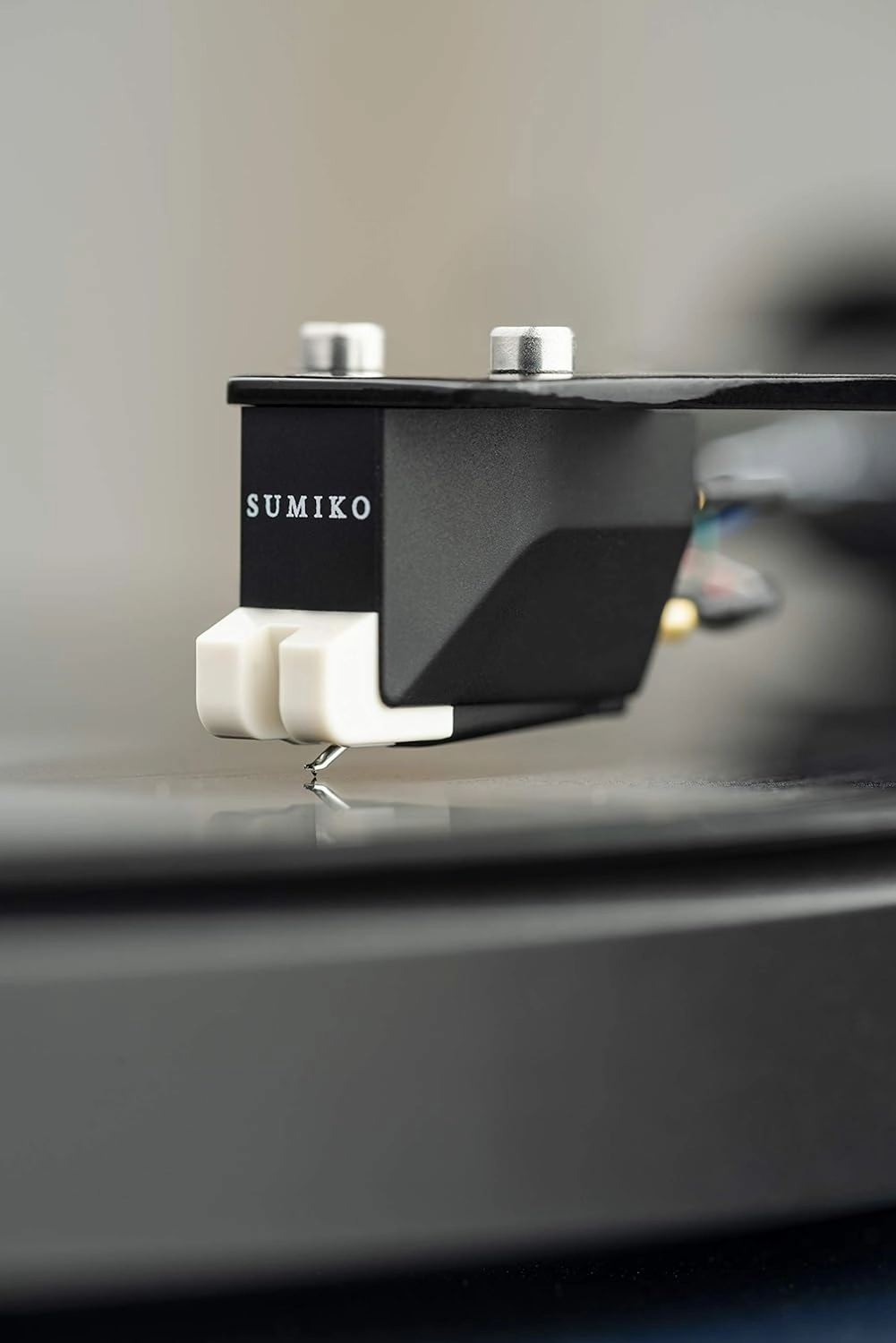 Pro-Ject Debut Carbon EVO, Audiophile Turntable with Carbon Fiber tonearm, Electronic Speed Selection and pre-Mounted Sumiko Rainier Phono Cartridge (Satin Walnut)