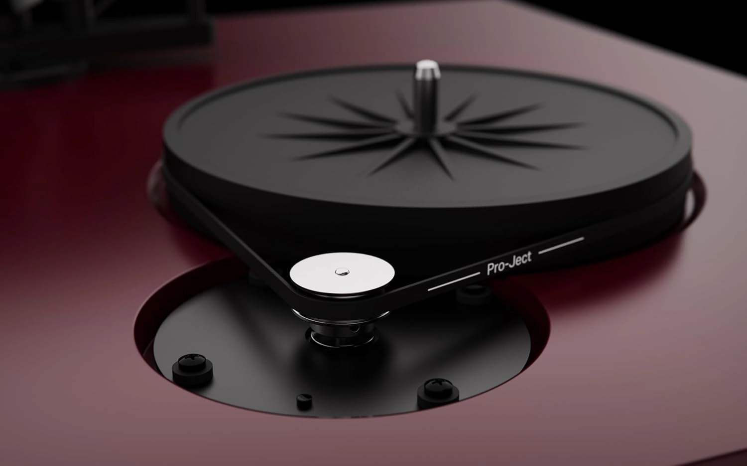 Pro-Ject Debut EVO 2, Next Generation Audiophile Turntable with Carbon Fiber tonearm, Electronic Speed Selection and pre-Mounted Pick it MM EVO Cartridge, Made in Europe (Satin Wine Red)