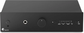 Pro-Ject MaiA S3 Compact Stereo Integrated Amp with MM Phono Preamp DAC & Bluetooth Receiver (Black) integrated amplifier,stereo receiver,hi-fi amp combo,