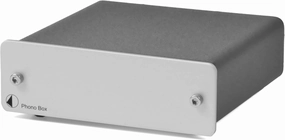 Pro-Ject Phono Box DC MM/MC Phono Preamp with Line Output (Silver) balanced output player,audiophile player,hi-res digital player,