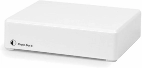 Pro-Ject Phono Box E Phonograph Preamplifier (White) phono preamp,turntable amplifier,record player preamp,