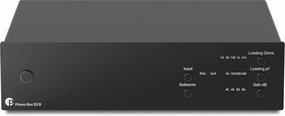 Pro-Ject Phono Box S3 B Balanced Phono Preamplifier (Black) phono preamp,turntable amplifier,record player preamp,