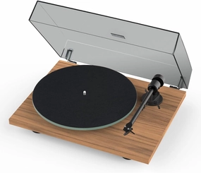Pro-Ject T1 Evo Hi-Fi Turntable (Satin Walnut) belt-drive turntable,vinyl record player,audiophile turntable,