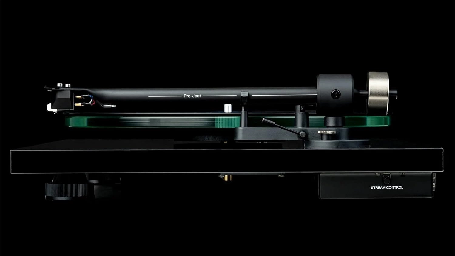 Pro-Ject T2 Hi-Fi Turntable with Sumiko Rainier and Glass Platter (High Gloss Black)