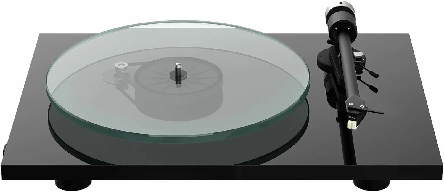 Pro-Ject T2 Hi-Fi Turntable with Sumiko Rainier and Glass Platter (High Gloss Black) direct-drive turntable,DJ turntable,hi-torque vinyl deck,